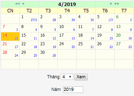 Lịch nghỉ lễ giỗ tổ Hùng Vương năm 2019