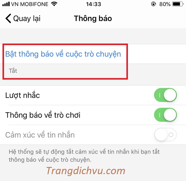 Cách tắt thông báo chat nhóm bằng di động trên Facebook Messenger