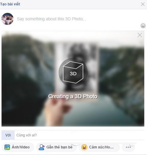 Bi quyet tao anh 3d tren facebook sieu nhanh