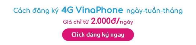 Cách đăng ký mạng 4G Vina