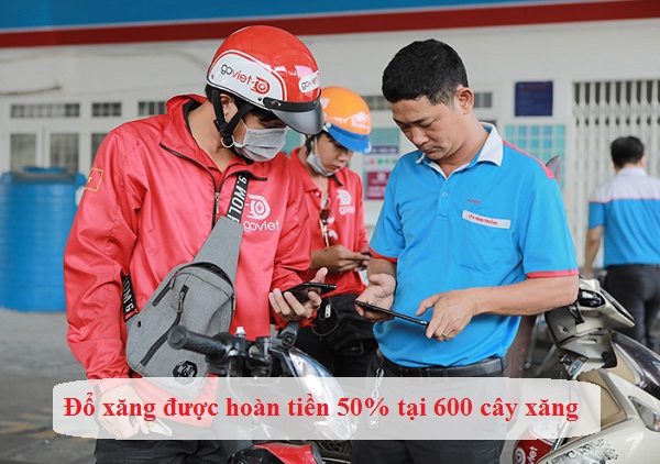 do xang duoc hoan tien 50 tai 600 cay xang pvoil comeco