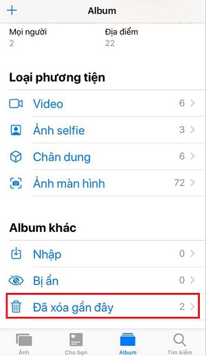 khoi phuc anh da xoa tren iphone don gian