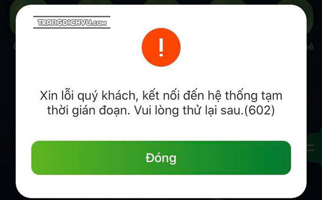 cach khac phuc loi he thong tam thoi bi gian doan vietcombank