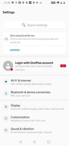 quét mã QR wifi trên điện thoại Oppo