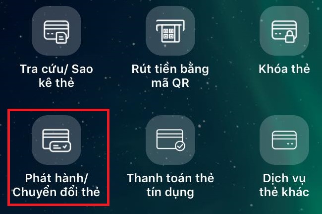 doi the atm sang the gan chip vietcombank online