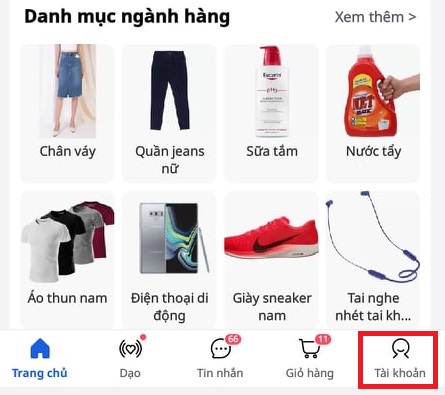  xem lai don hang da mua tren lazada