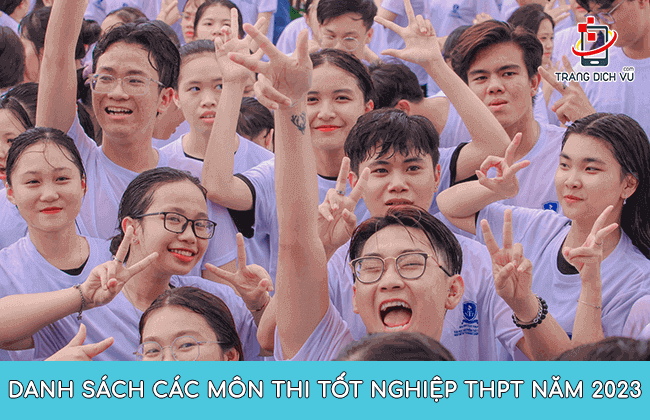 cac mon thi tot nghiep thpt 2023