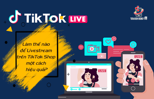 livestream tren tiktok shop