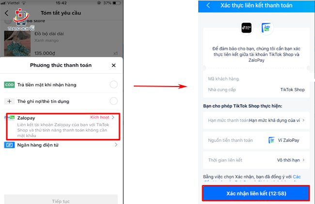 phuong thuc thanh toan tren tiktok shop