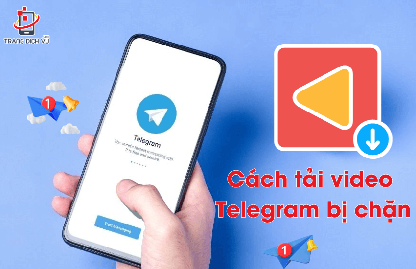 Cach tai video telegram bi chan