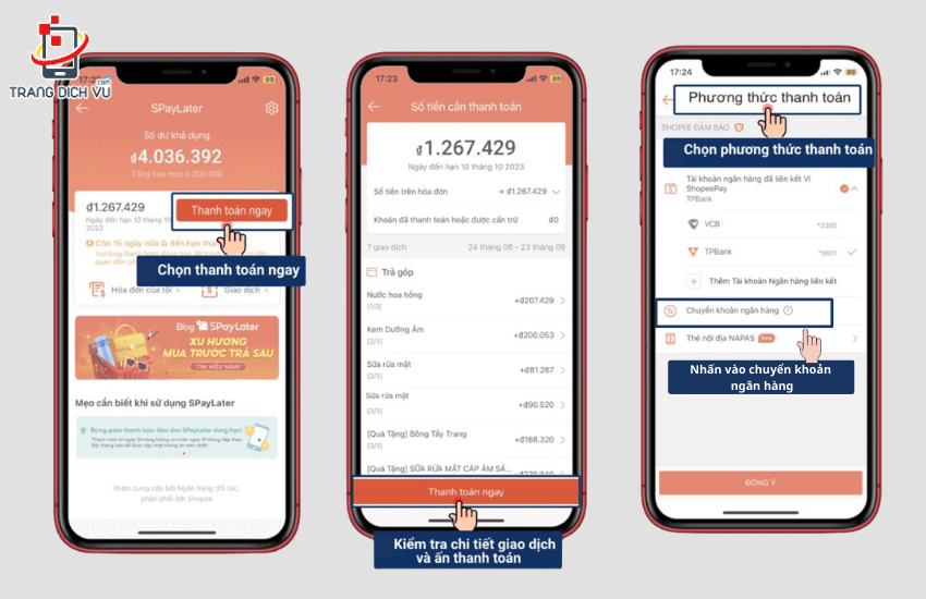 thanh toan spaylater nhu the nao